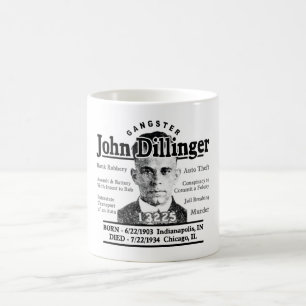 Gangster John Dillinger Kaffeetasse