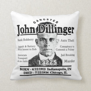 Gangster John Dillinger Kissen
