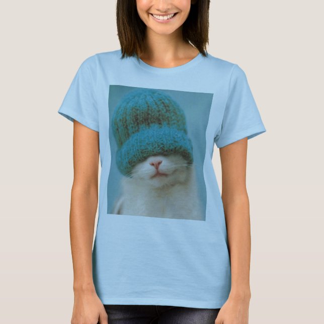 Gangster-Katze T-Shirt (Vorderseite)
