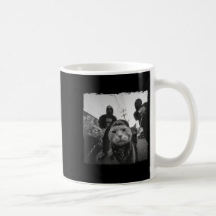 Gangster-Katzen Streetwear Coole Katze Motiv Lusti Kaffeetasse