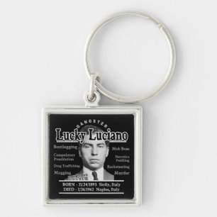 Gangster Lucky Luciano Schlüsselanhänger