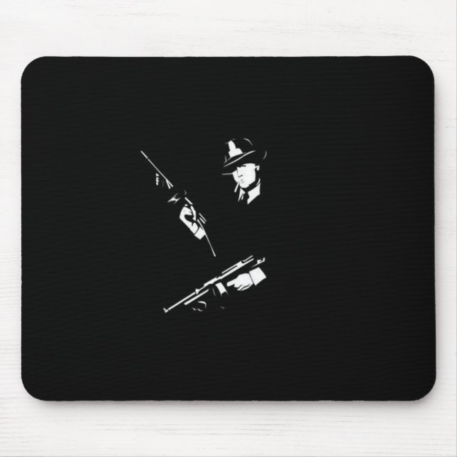 Gangster-Mausunterlage Mousepad (Vorne)