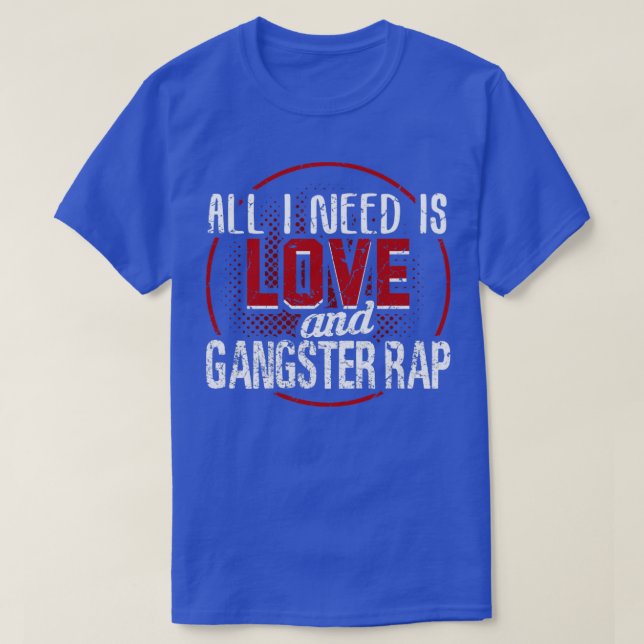 Gangster-Rap T-Shirt (Design vorne)