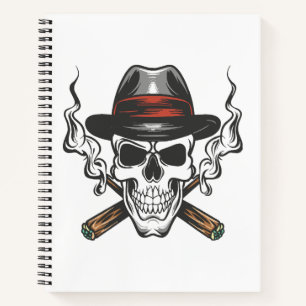Gangster-Schädel Notizbuch