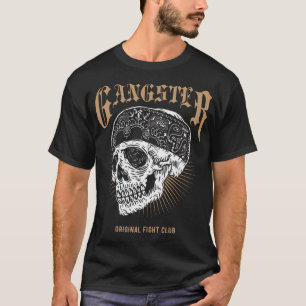 Gangster-Schädel T-Shirt
