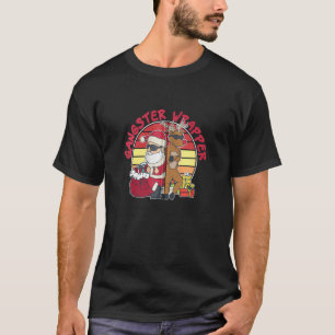 Gangster Wrapper Ugly Christmas Sweater Funny Pub T-Shirt