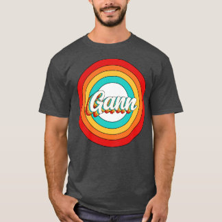 Gann Name Shirt Vintage Gann Kreis