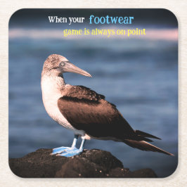 Gannet Rechteckiger Pappuntersetzer