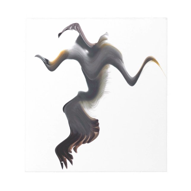 Gannets-Abstrakter Seebird Notizblock (Vorderseite)