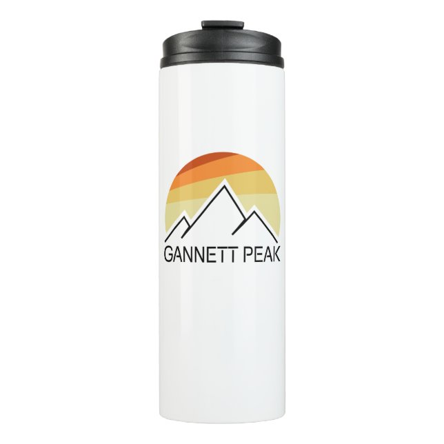 Gannett Peak Retro Thermosbecher (Vorderseite)