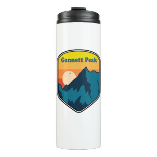 Gannett Peak Wyoming Sonnenaufgang Thermosbecher