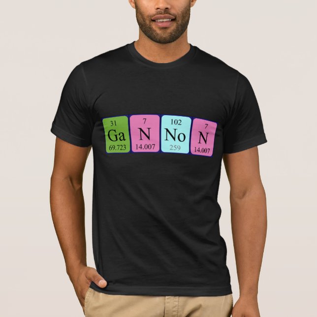 Gannon Periodenname Shirt (Vorderseite)