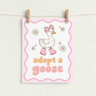 Gans Adoptionsschild Poster