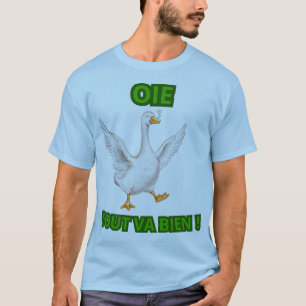 Gans Alles ist Gut – Lachende Gans Illustration T-Shirt