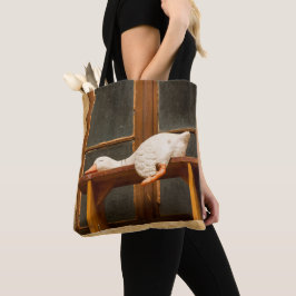 Gans auf einer Bank Tasche