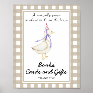 Gans - Bücher Karten und Geschenke Poster