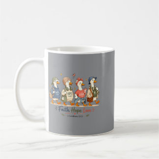 Gans Christlicher Glaube Hoffnung Liebe Bibelvers Kaffeetasse