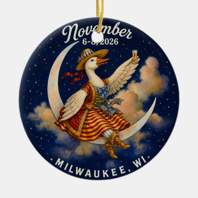 Gans das Band Ornament - Milwaukee 2026 (Vorne)