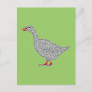 Gans Gans Postkarte