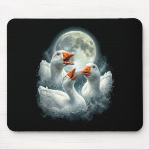 Gans heulendes Mond-Design lustiges Tier Gans Meme Mousepad
