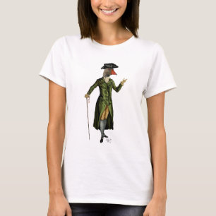 Gans in grünem Regentschafts-Mantel 2 T-Shirt