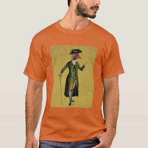 Gans in grünem Regentschafts-Mantel 3 T-Shirt