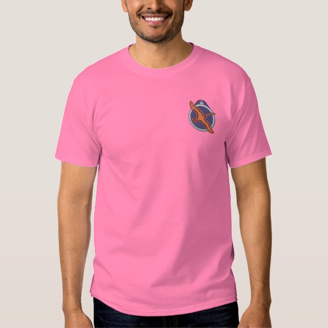 Gans-Jagd Besticktes T-Shirt (Vorderseite)