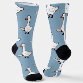 Gänse auf dem Lose Muster Socken