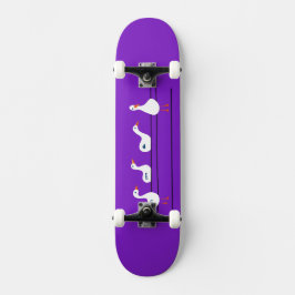 Gänse auf einem Kabelskateboard Skateboard