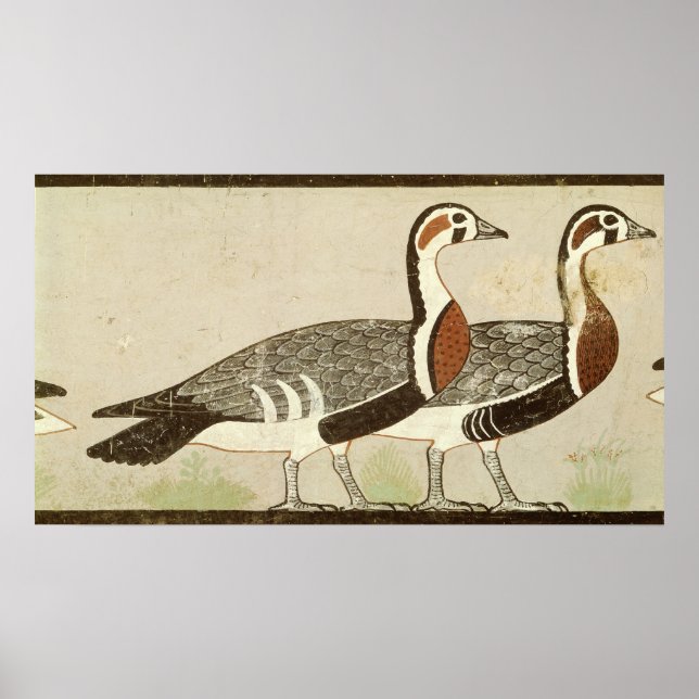 Gänse aus dem Grab von Nefermaat und Poster (Vorne)
