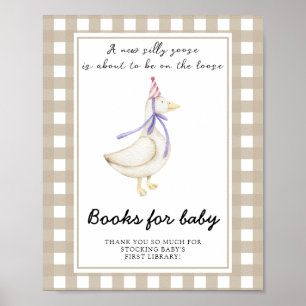 Gänse-Baby-Party - Bücher fürs Baby Poster