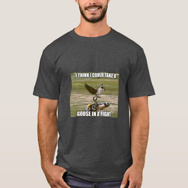 Gänse bekämpfen T-Shirt (Vorderseite)