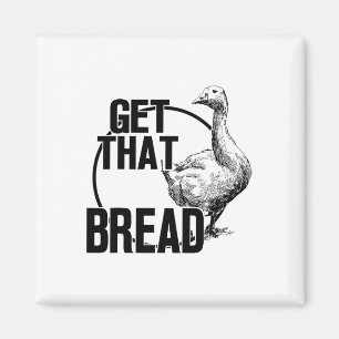 Gänse bekommt das Brot Magnet