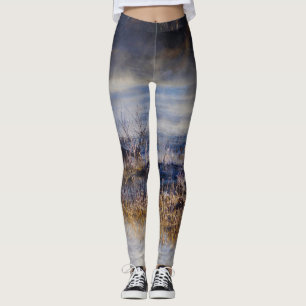 Gänse, die einen Bruch nehmen Leggings