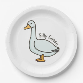 Gänse, Gänse, Alberne Gänse Pappteller
