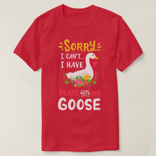 Gänse Gänse Gänse Lover T-Shirt (Design vorne)