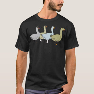 Gänse Gänsegeflügel Gänsegel, Gänsegel, Gänse T-Shirt