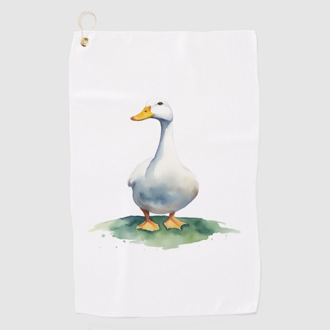 Gänse Golfhandtuch (Vorderseite)