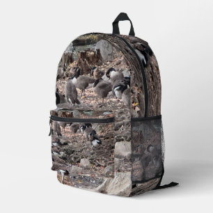 Gänse im Park-Rucksack Bedruckter Rucksack