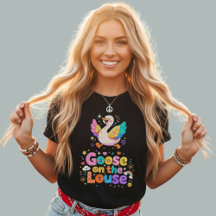 Gänse-Laus-Bunte-Kawaii-Gekritzel-Typografie