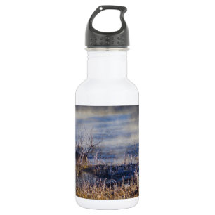 Gänse machen eine Pause Trinkflasche