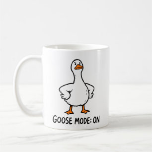 Gänse-Modus An Lustige Alberne Gans Einstellung Fü Kaffeetasse