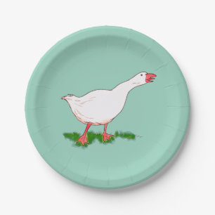 Gänse Pappteller
