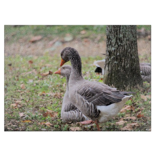 Gänse Schneidebrett (Vorderseite)