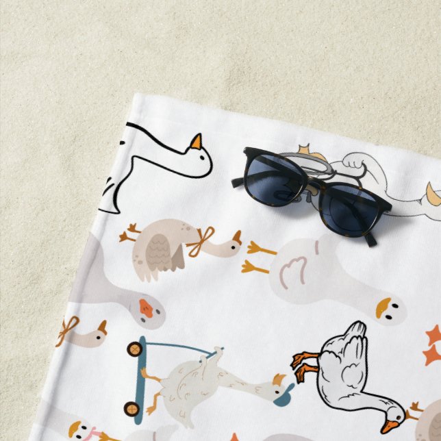 Gänse Strandtuch (Beispiel)