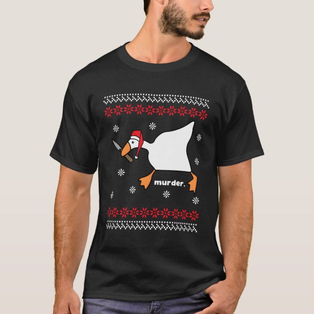 Gänse Ugly T-Shirt (Vorderseite)