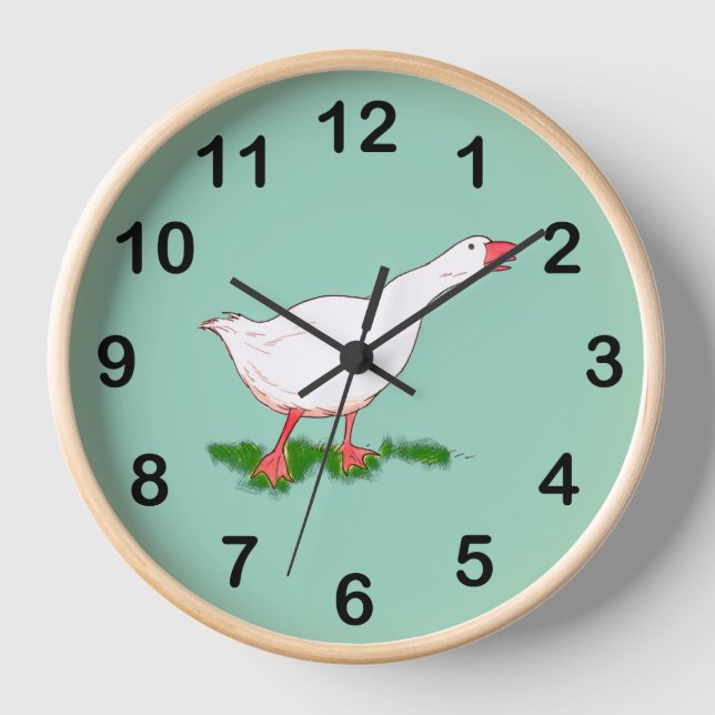 Gänse Uhr (Vorderseite)