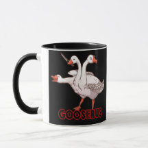Gänse und Cerberus-Tasse