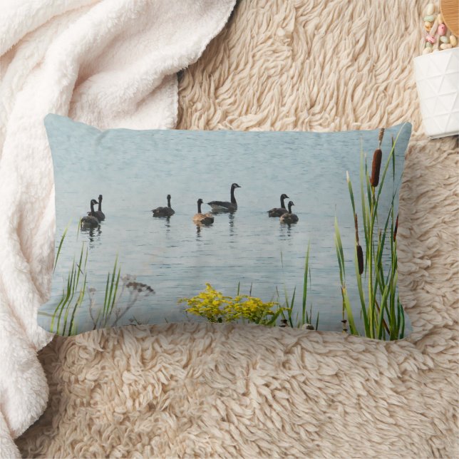 Gänse und Schwänze aus Kanada Lendenkissen (Decke)