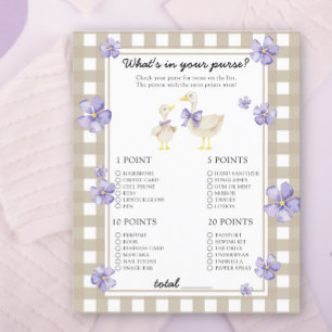 Gänse - Was steckt in Ihrem Baby-Duschspiel?